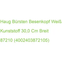 Haug® bürsten Besenkopf weiß Kunststoff 30,0 cm breit