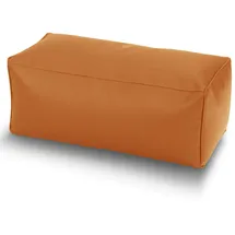 Green Bean Sitzhocker Kunstleder 33 x 28 x 28 cm Cognac