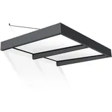 CANOPIA Palram - Canopia Vordach Sophia XL 192 cm x 140 cm Grau