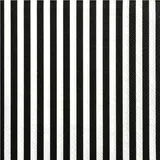 Partydeco Servietten schwarz weiß gestreift