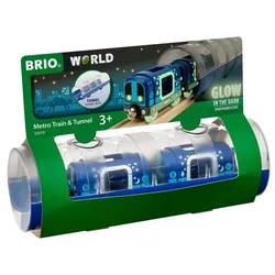 BRIO Spiel Tunnelbox U-Bahn Glow in the Dark