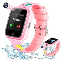 OKYUK 4G Kinder-Smartwatch mit GPS-Tracker, Smartwatch mit Dual-Kamera für Kinder, 2-Wege-Sprach- und Videoanruf, SOS-Benachrichtigung, sichere Smartwatch für Schüler, 3–12 Jahre Geburtstag