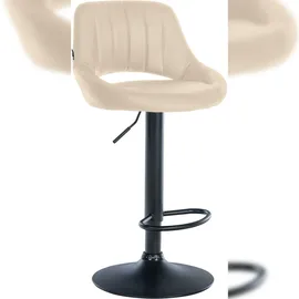 deluke Barhocker SEGAD 47 x 48 x 85 cm Creme/Schwarz