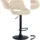 deluke Barhocker SEGAD 47 x 48 x 85 cm Creme/Schwarz