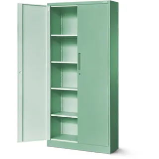 Jan Nowak C001H Aktenschrank 195 x 90 x 40 cm Pastellgrün