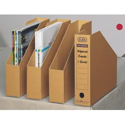 ELBA Archiv-Stehsammler tric system Wellpappe braun , DIN A4