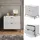 Vicco Nachtschrank Eliza 66 x 60 x 60 cm Weiß
