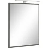 WELLTIME Badspiegel Ohio braun (eichefarben, silberfarben), Badmöbelserien Badmöbel