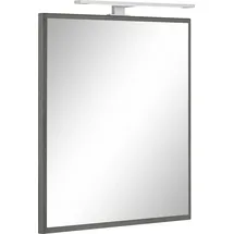 WELLTIME Badspiegel Ohio braun (eichefarben, silberfarben), Badmöbelserien Badmöbel