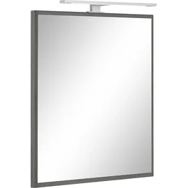 WELLTIME Badspiegel Ohio braun (eichefarben, silberfarben), Badmöbelserien Badmöbel