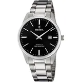 Festina Herren Analog Quarz Uhr mit Edelstahl Armband F20511/4