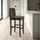 Tectake Barhocker 41 x 40 x 107 cm Antikbraun