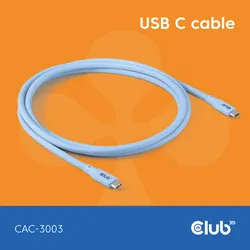 Club 3D USB-Kabel - 24 pin USB-C (M) zu 24 pin USB-C (M)