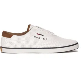 Bugatti 321-AFH01 Herren Schnürer weiß
