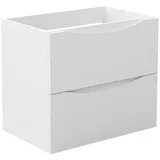 duschspa Waschtisch Unterschrank Waschtischunterschrank Waschbeckenunterschrank Badschrank, 50-120cm Hängeschrank, Matt / Hochglanz weiß 60 cm x 52 cm x 38.8 cm