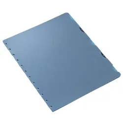Register A4 blanko transparent/blau 61464