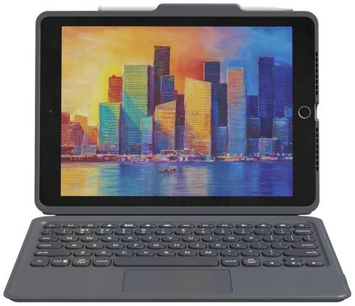 ZAGG ProKeys with Trackpad Tablet-Tastatur mit Hülle Passend für Marke (Tablet): Apple iPad 10.2 (