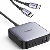 UGREEN GaN 200W (6-Port) Desktop Charger Universal, Dark Gray