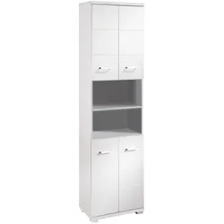 byLIVING Badezimmer Hochschrank NEBRASKA, Breite 50 cm, weiß
