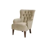 Max Winzer Sessel Brandon Samt 71 x 97 x 0 cm Beige