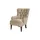 Max Winzer Sessel Brandon Samt 71 x 97 x 0 cm Beige