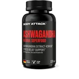 Ashwagandha KSM-66® hochdosiert, 120 Kapseln – 600mg Tagesdosis – indische Schlafbeere – ideal für deine Abendroutine – Premium Extrakt, vegan