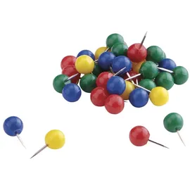 Magnetoplan Pin Nadeln 6 x 17 mm Blisterpackung, gelb, 100 Stück