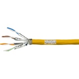 Logilink CPV0069 Netzwerkkabel CAT 7a Gelb 50 m Cat7a S/FTP (S-STP)