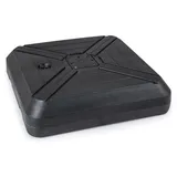 komfotteu Schirmständer HDPE 81 x 81 x 19 cm Schwarz