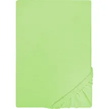 biberna Spannbettlaken Jersey 90 x 190 - 100 x 200 cm grün