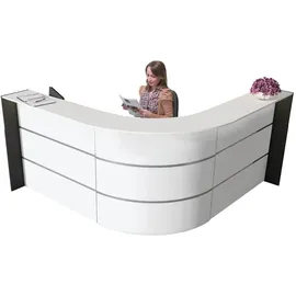 Kerkmann BARI weiß, anthrazit 235,0 x 235,0 x 112,0 cm