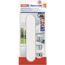 Tesa Wandgarderobe Powerstrips Weiß