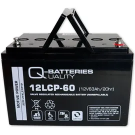 Q-Batteries Quality-Batteries 12LCP-60 12V/63Ah 260x160x178mm>>>>
