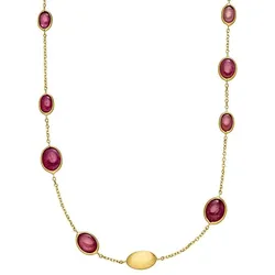 Elaine Firenze 223830C Damen-Halskette Rubin 585 / 14 K Gold