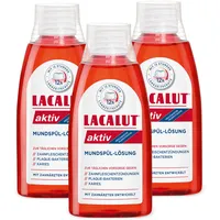 Lacalut aktiv Mundspülung 3 x 300 ml