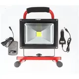 VELAMP CYCLOP Akku-Baustrahler LED COB 20W 1200 Lumen mit 12V und 240V Ladegerät