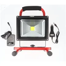 VELAMP CYCLOP Akku-Baustrahler LED COB 20W 1200 Lumen mit 12V und 240V Ladegerät