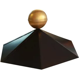 Karibu Pavillonhaube 1 Stück 0,19 x 0,21 x 0,10 m Schwarz