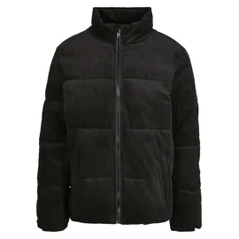 URBAN CLASSICS Boxy Corduroy Puffer Jacke Black XL