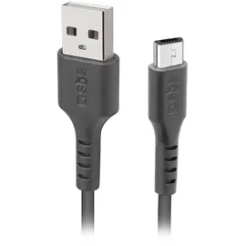 SBS USB-A auf Micro USB 2.0 3 m Schwarz