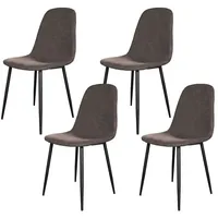 Hti-Living Stuhl Savannah PU 4er-Set