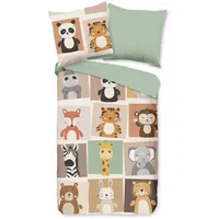 PURE luxury collection Ranger Tiere Beige 135 x 200 cm + 2 x 80 x 80 cm
