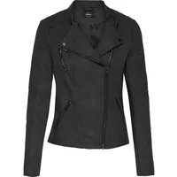 Only Kunstlederjacke in Black | Gr.: 34