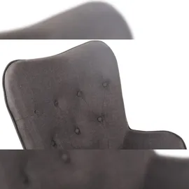 CLP Lounger Ashford Stoff dunkelgrau/natura