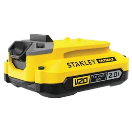 Stanley FATMAX V20 2,0 Ah Akku und 1,25 A Ladegerät Starter-Set, 18 V, SFMCB10D1-QW