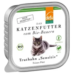 defu Nassfutter Katze Truthahn Sensitiv bio 100g