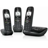 Gigaset AS405A Trio, Schwarz, Telefon, ECO-DECT, Anrufbeantworter, BRANDNEU