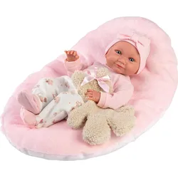 Llorens Babypuppe Nica mit Kissen rosa 40cm