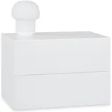CARO-Möbel Nachtschrank ANNI 42 x 29 x 30 cm Weiß