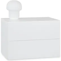 CARO-Möbel Nachtschrank ANNI 42 x 29 x 30 cm Weiß